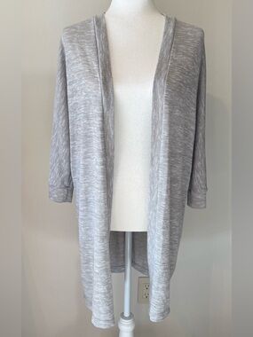 Old Navy Heather Gray Open-Front Women's Cardigan